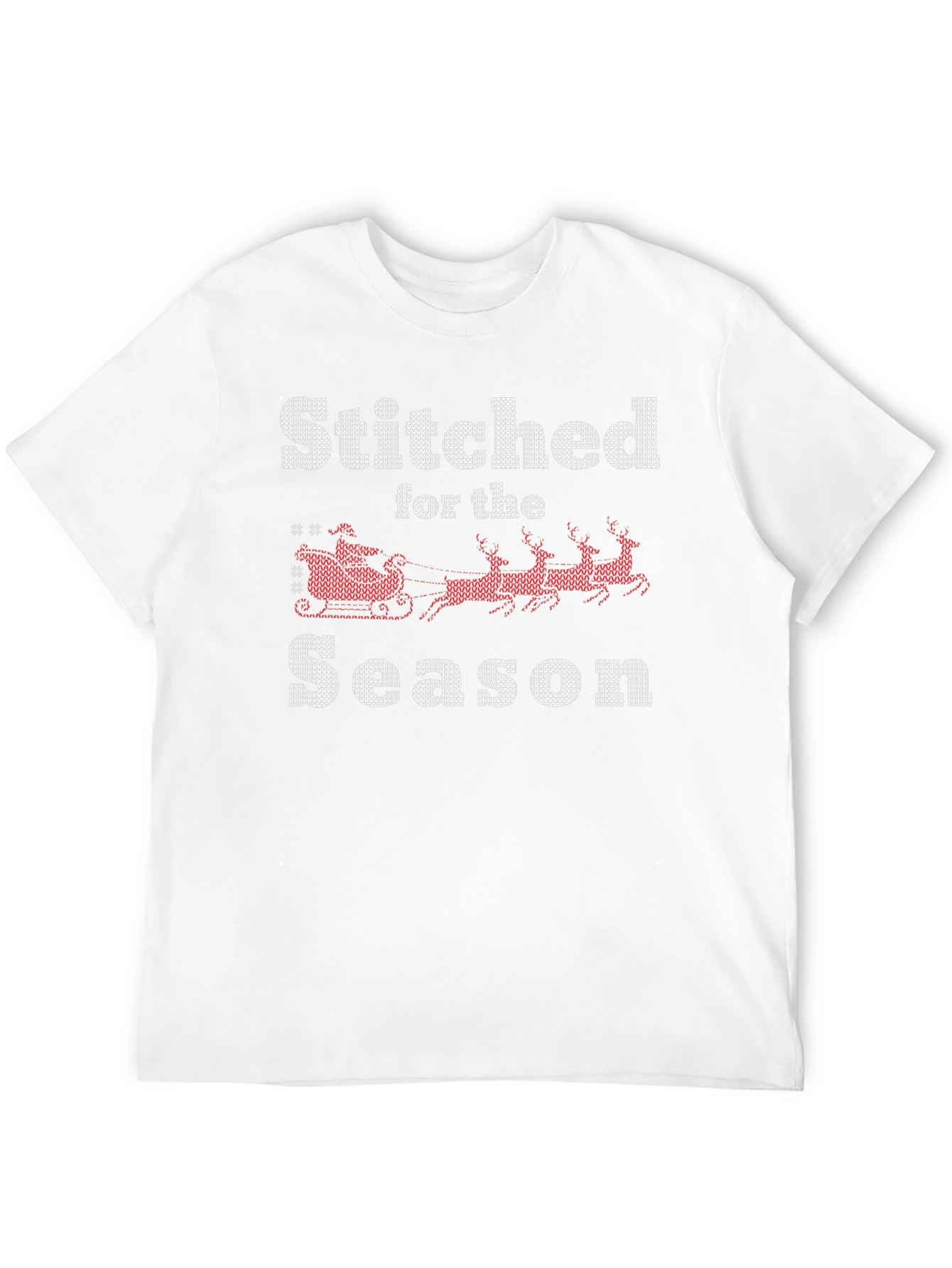 Stitched for the Season Christmas T-Shirt