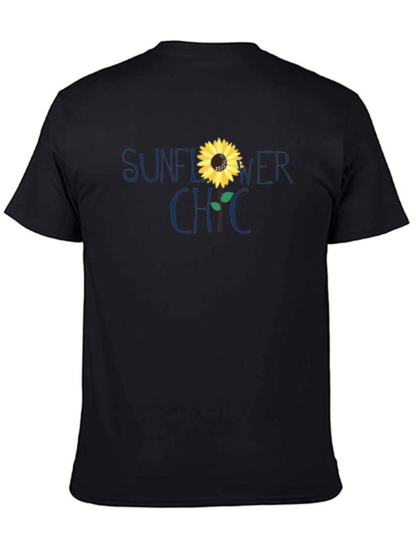 Sunflower Chic Graphic Tee - Casual Comfort