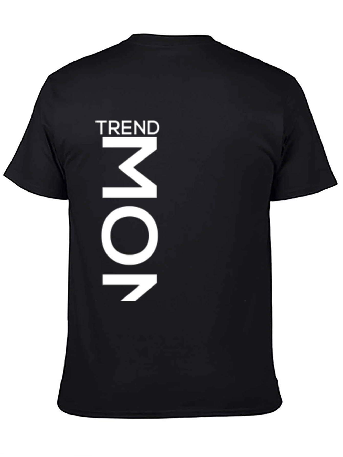 Trendy Black Graphic Tee