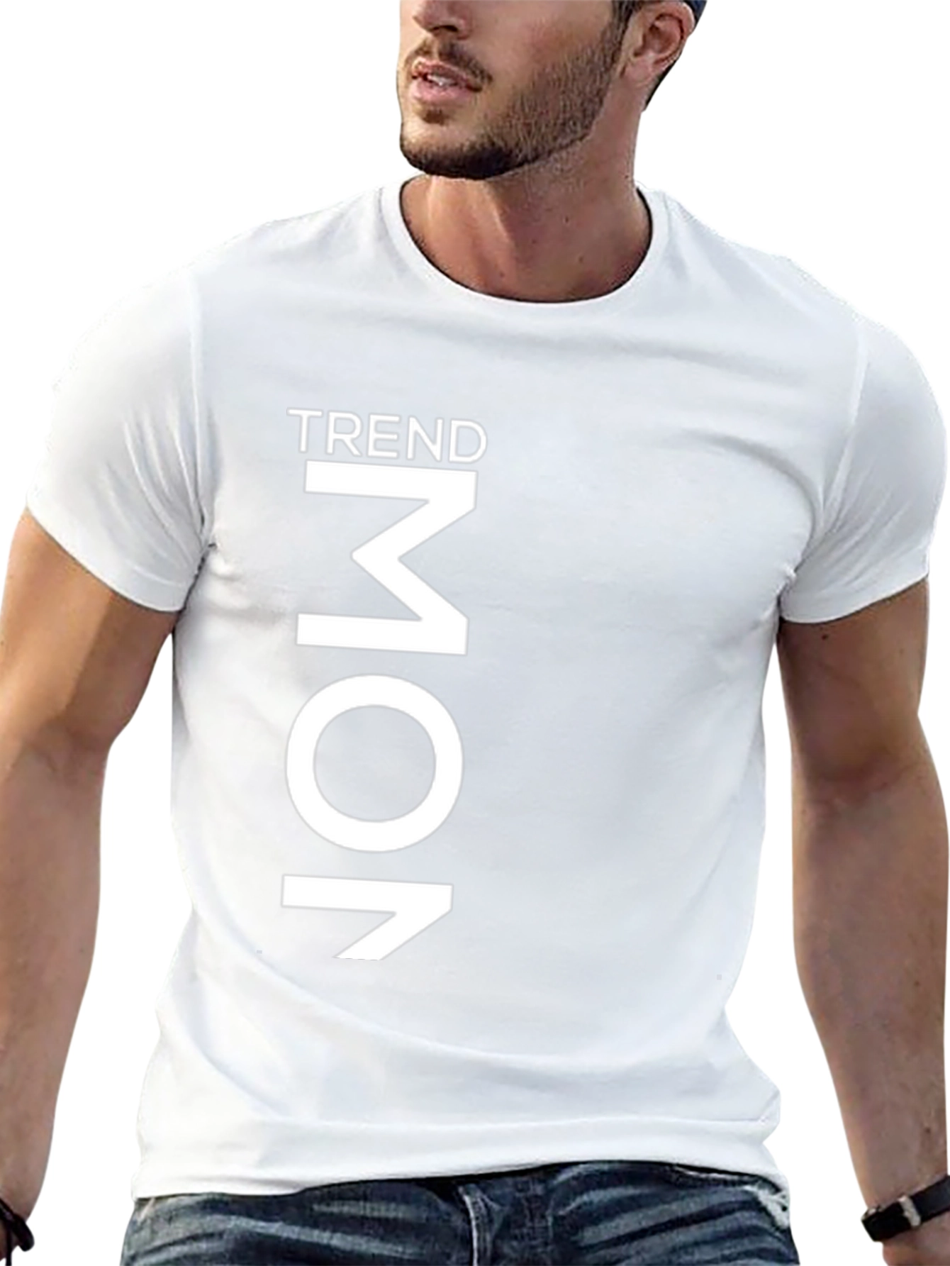 Trendy Black Graphic Tee