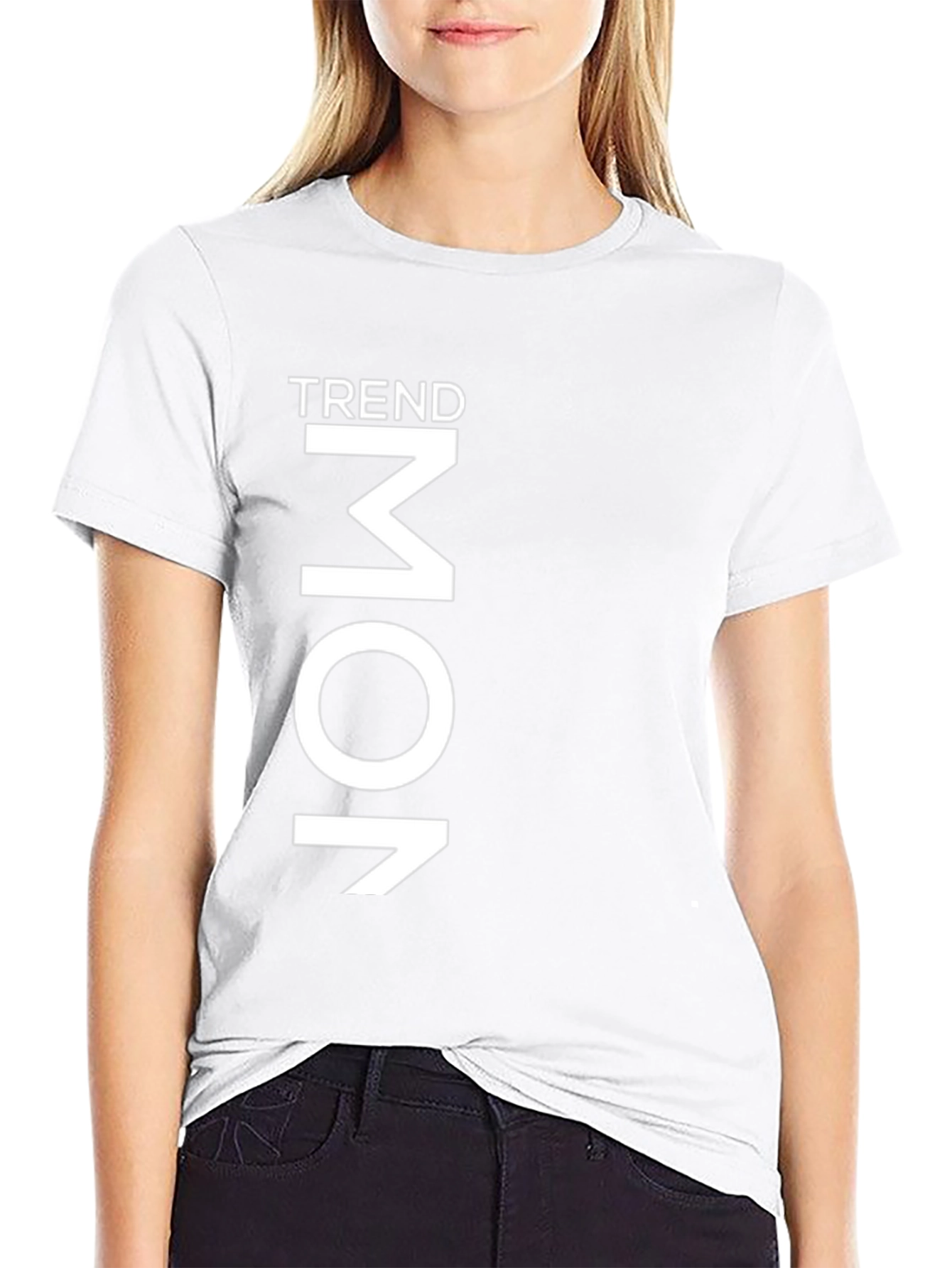 Trendy Black Graphic Tee