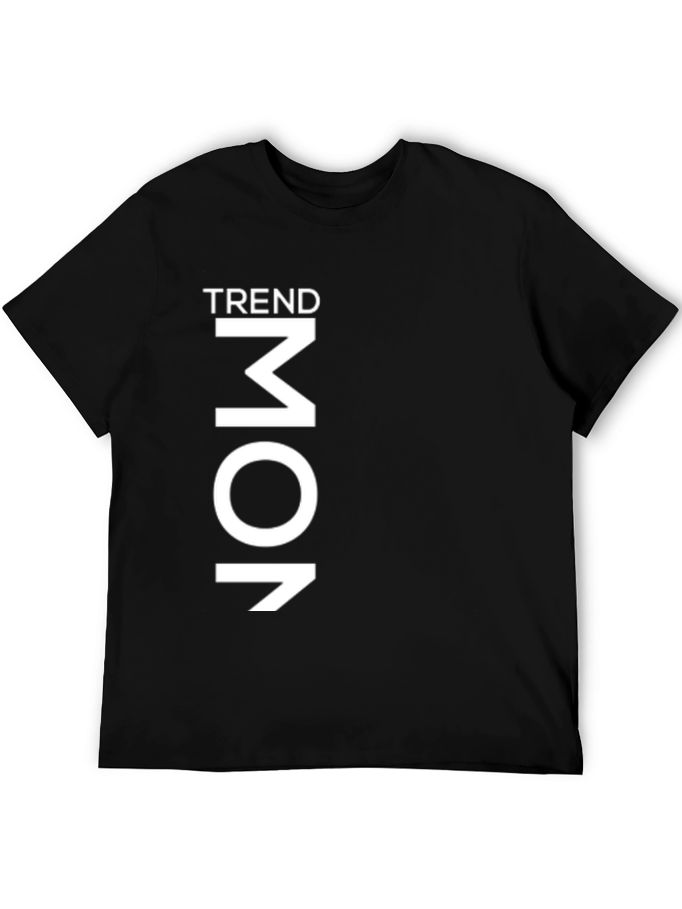 Trendy Black Graphic Tee