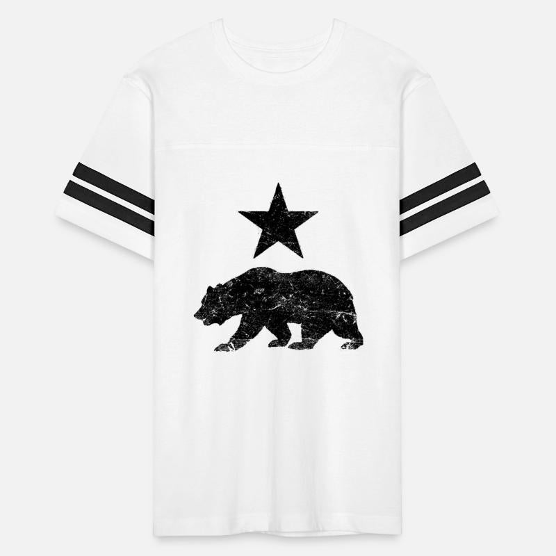 California Republic distressed Bear and Star