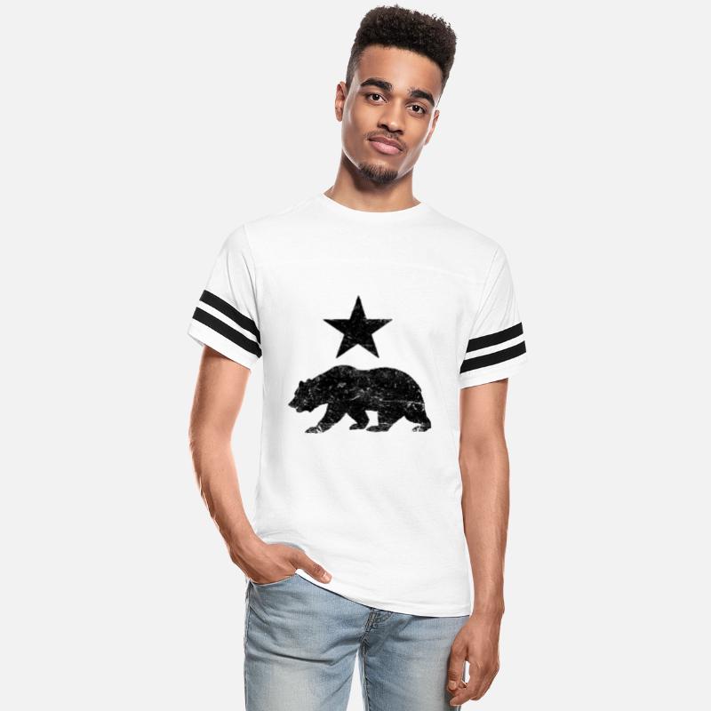 California Republic distressed Bear and Star