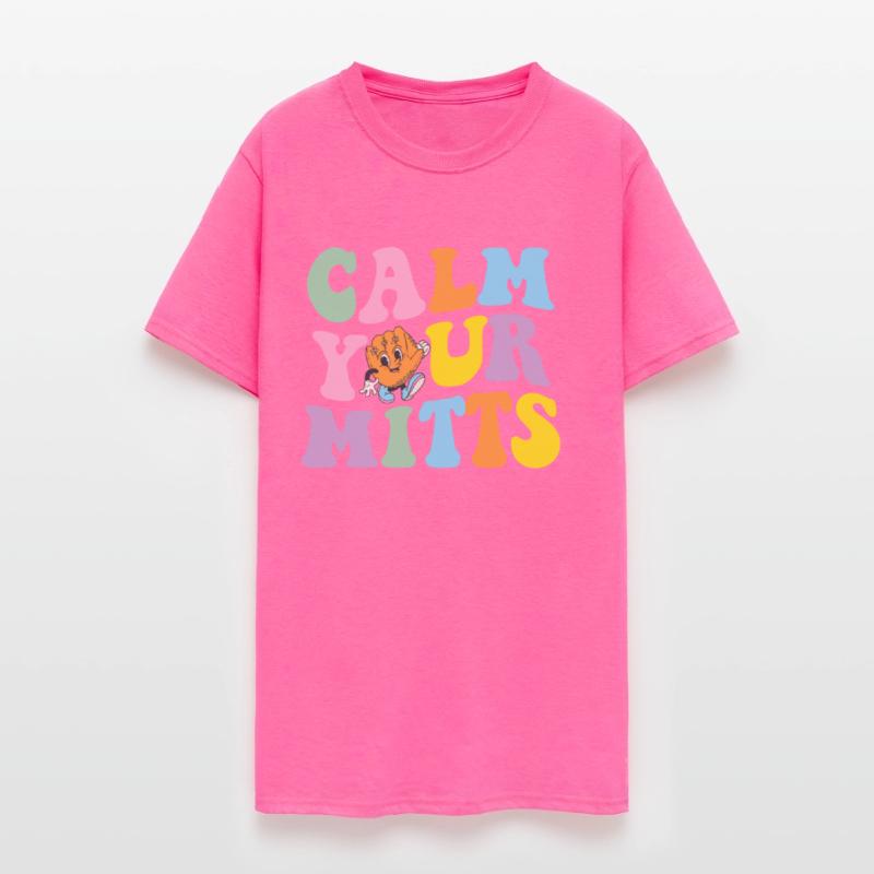Calm Your Mitts Baseball Tee