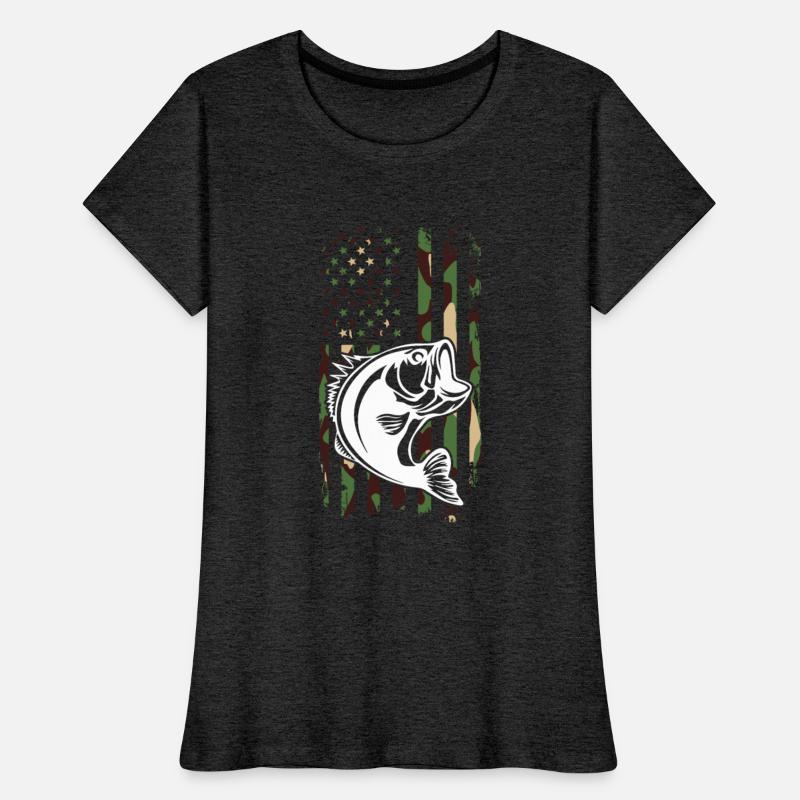 Camouflage American Flag Bass Fishing