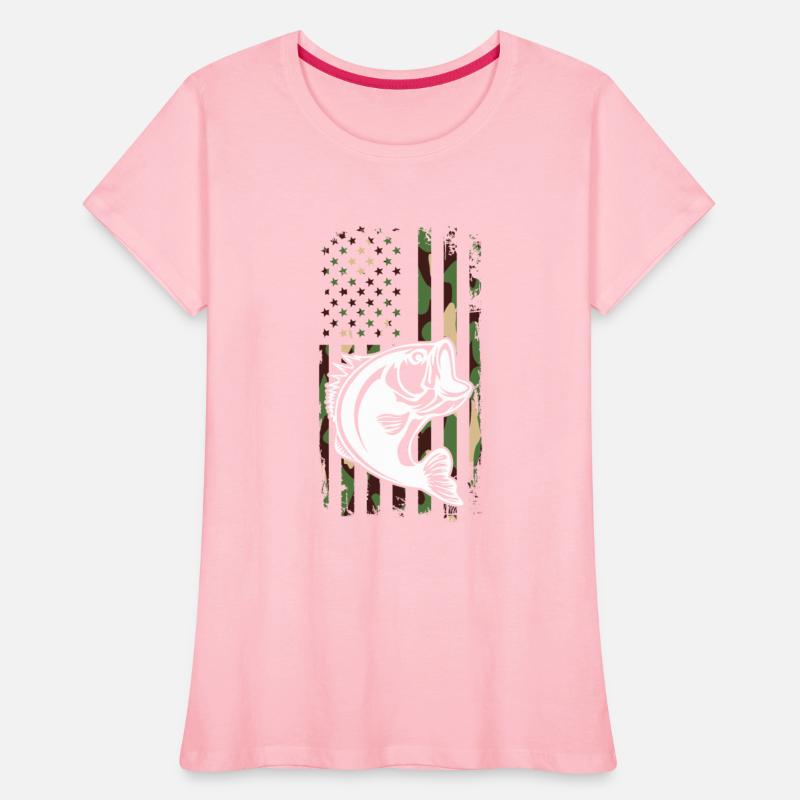 Camouflage American Flag Bass Fishing