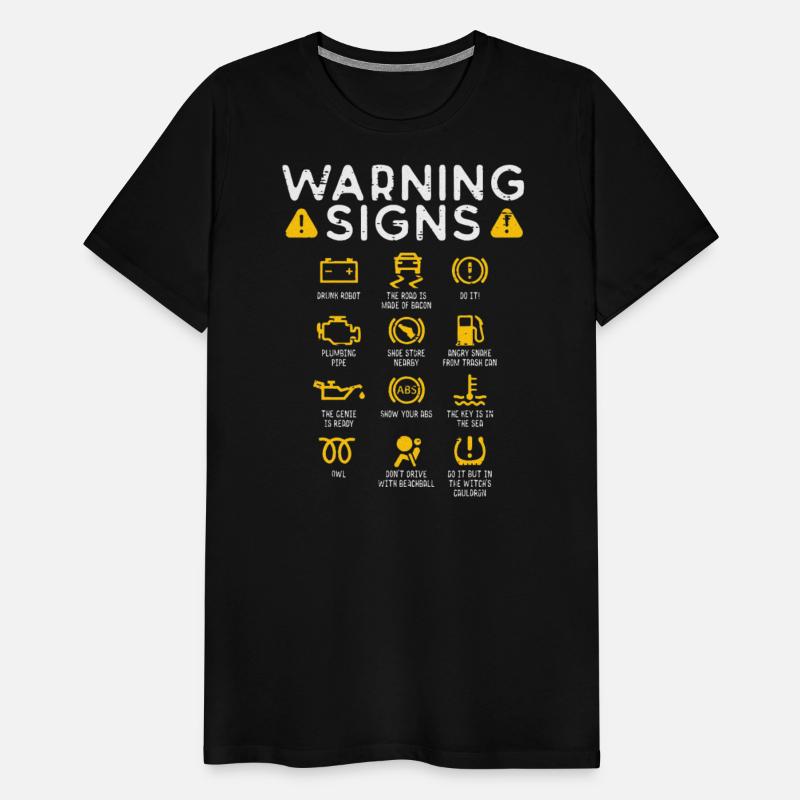 Car Warning Signs Auto Technician Mechanic