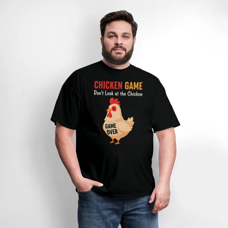 Cartoon Chicken Game Over Meme Funny Graphic