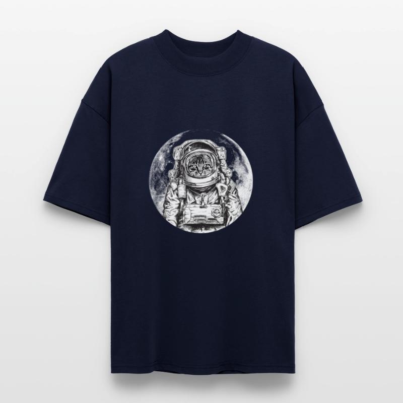 Cat Astronaut Outer Space Kitty Moon Cool Kitten