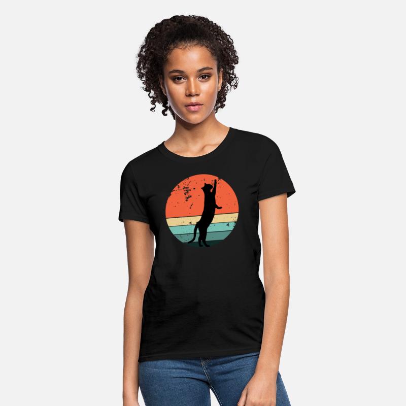 Cat Retro Casual T-Shirt