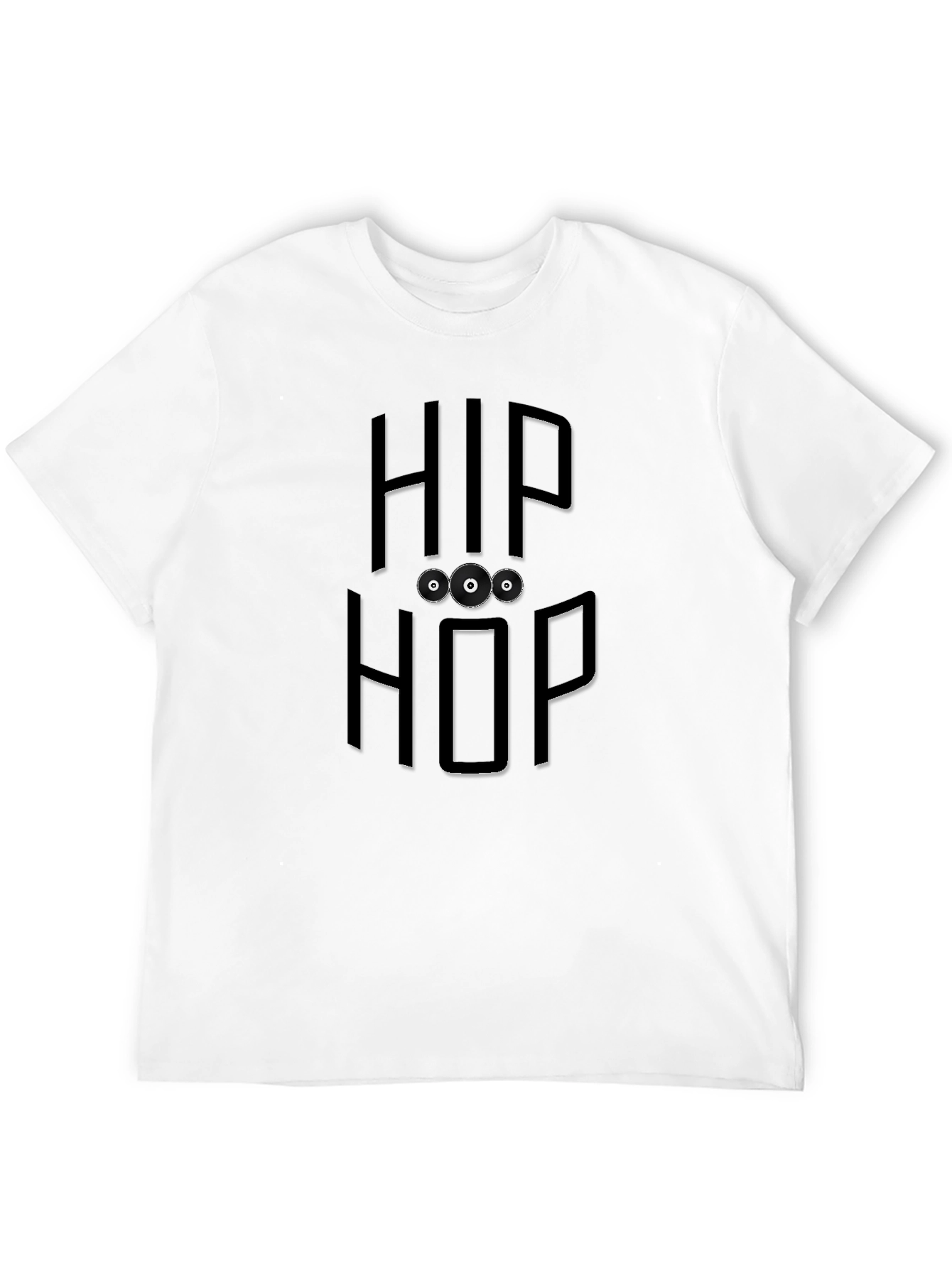 Hip Hop Graphic Tee - Classic Black