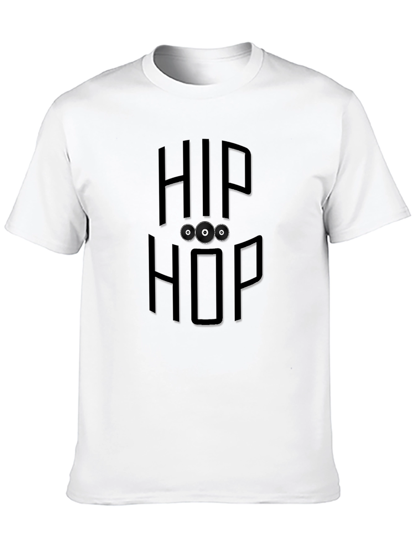 Hip Hop Graphic Tee - Classic Black