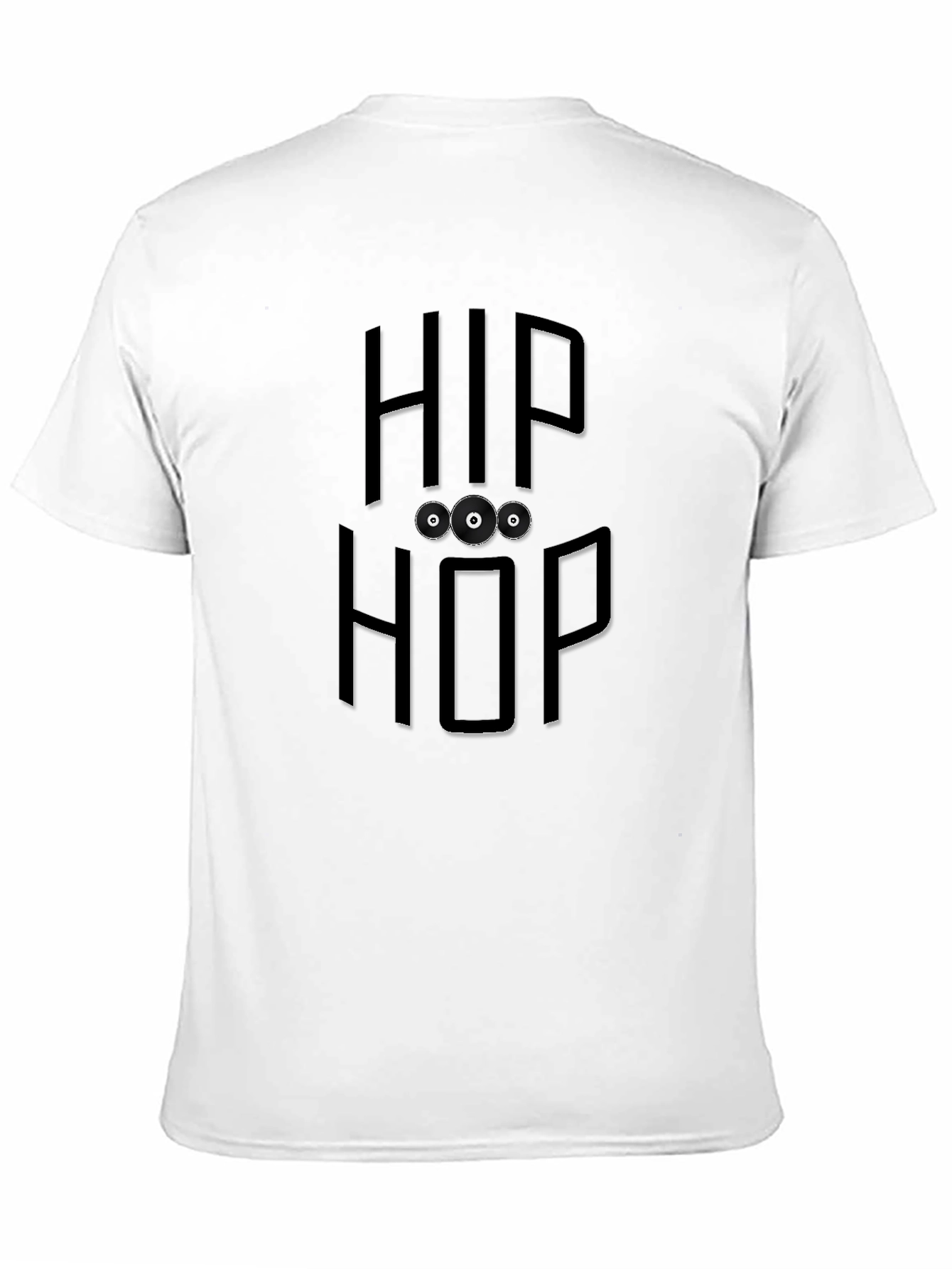 Hip Hop Graphic Tee - Classic Black