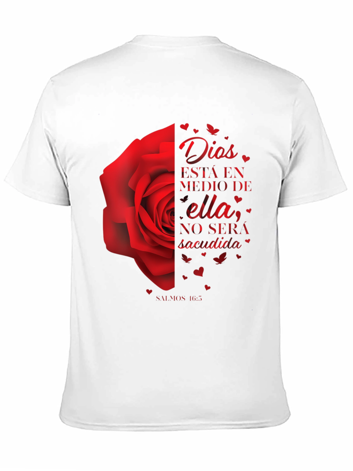 Dios Rose Graphic Tee - Christian Inspired T-Shirt