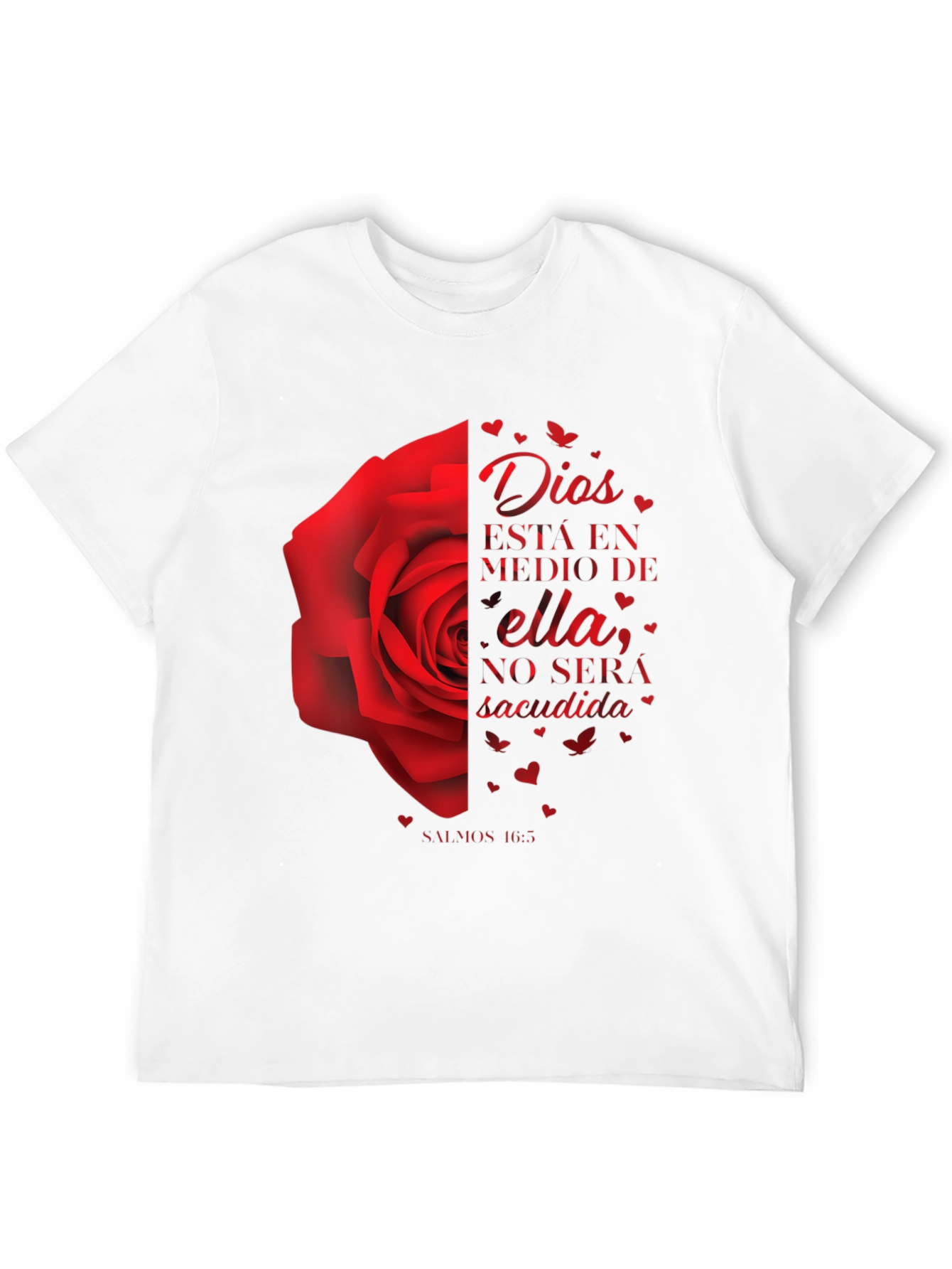 Dios Rose Graphic Tee - Christian Inspired T-Shirt