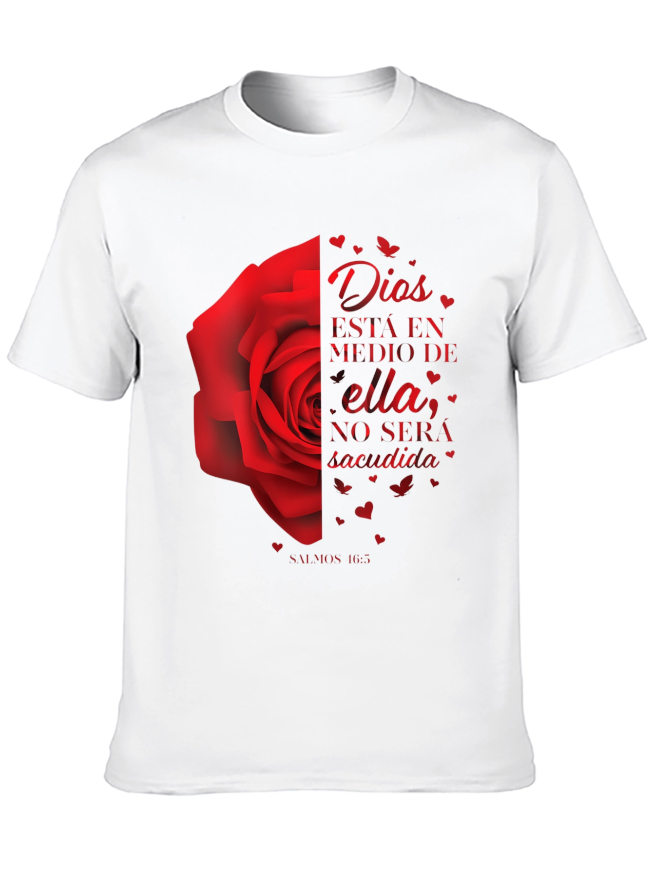 Dios Rose Graphic Tee - Christian Inspired T-Shirt