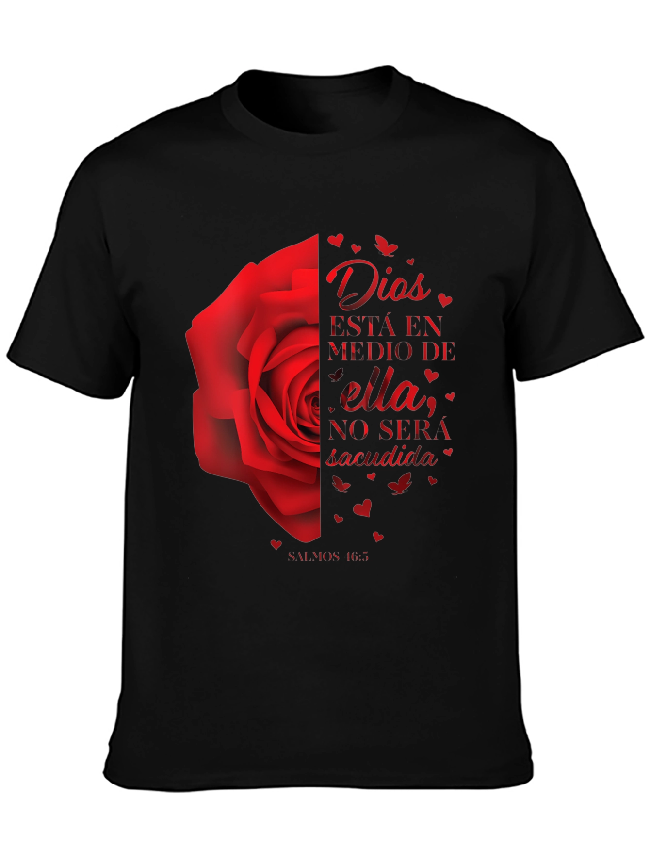 Dios Rose Graphic Tee - Christian Inspired T-Shirt