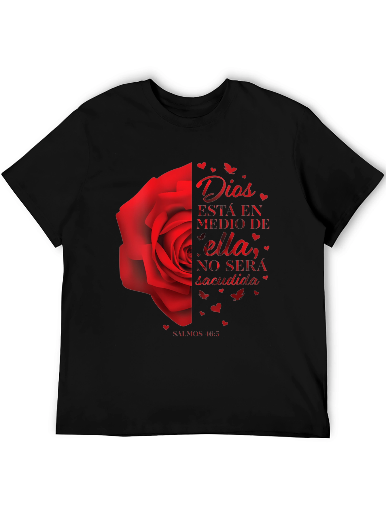 Dios Rose Graphic Tee - Christian Inspired T-Shirt