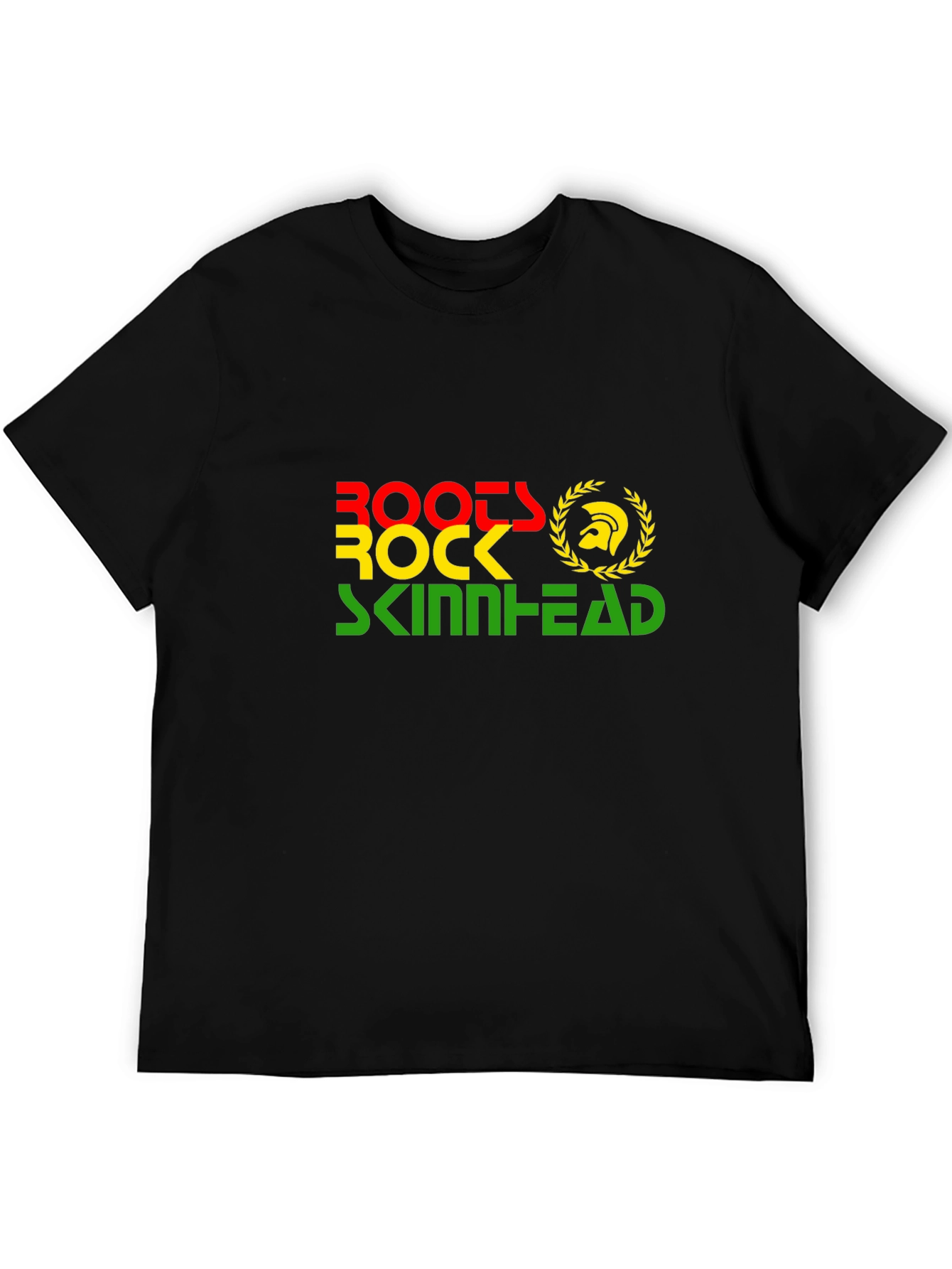 Roots Rock Skinhead T-Shirt - Black
