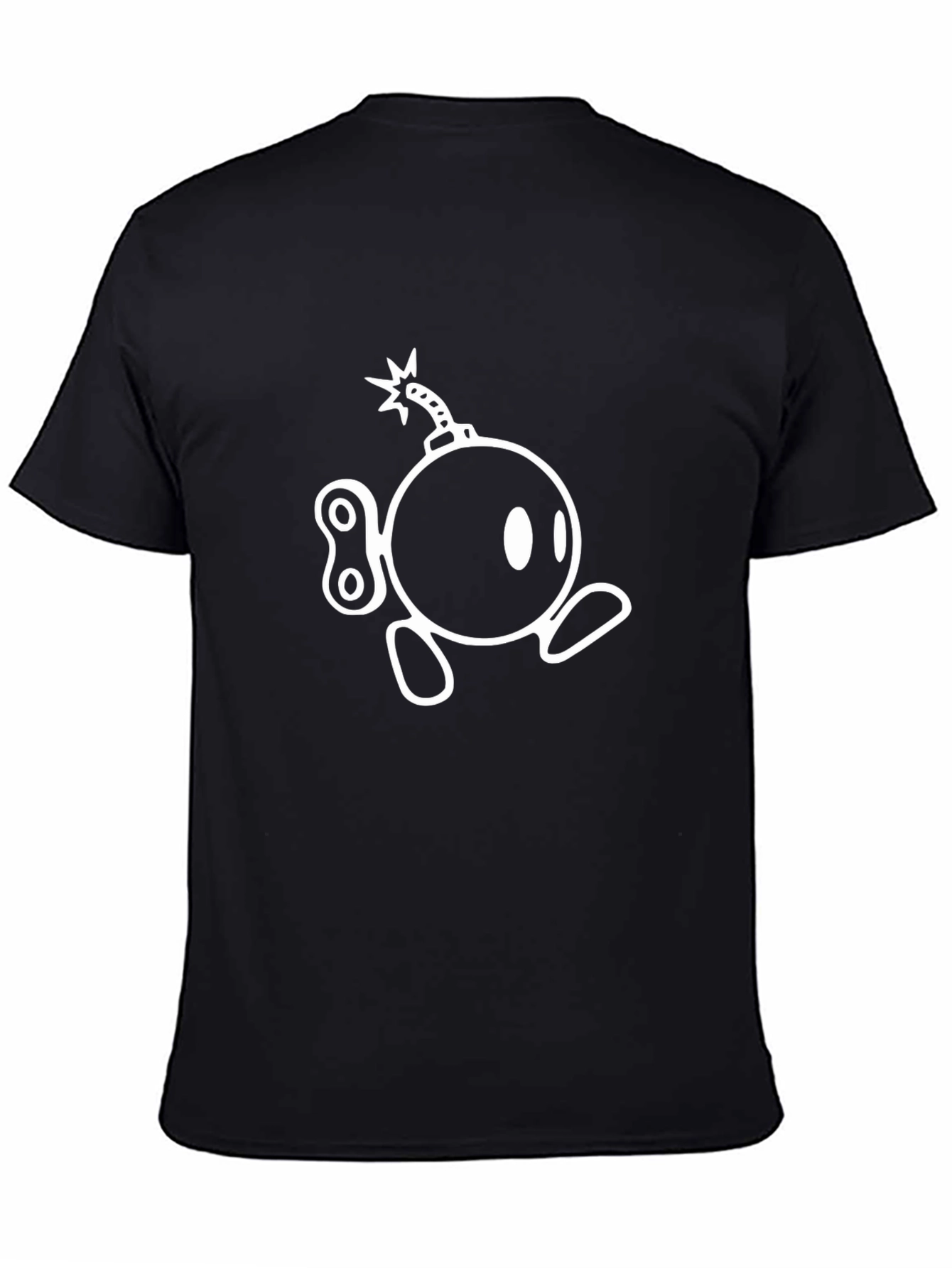 Wind-Up Bomb Graphic Tee - Black Cotton