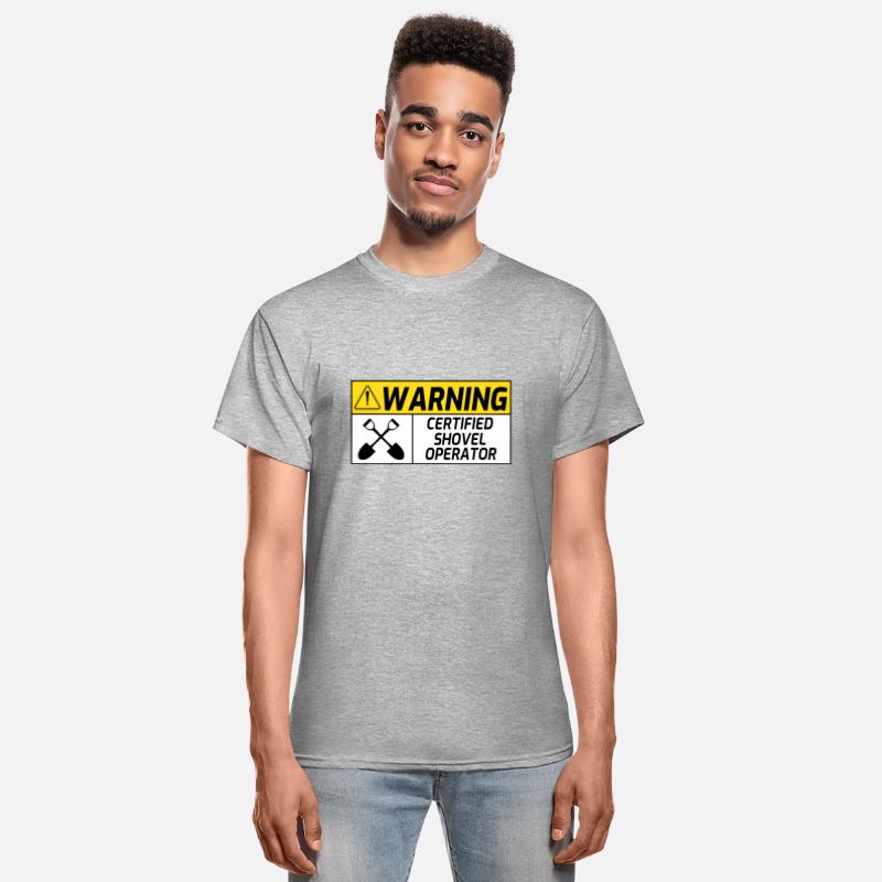 Certified Shovel Operator Warning Sign