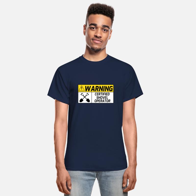 Certified Shovel Operator Warning Sign