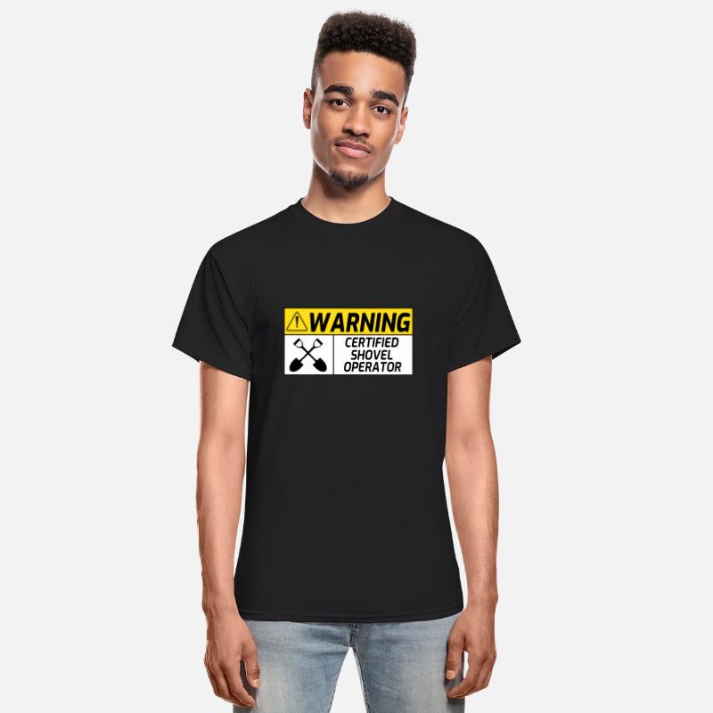 Certified Shovel Operator Warning Sign