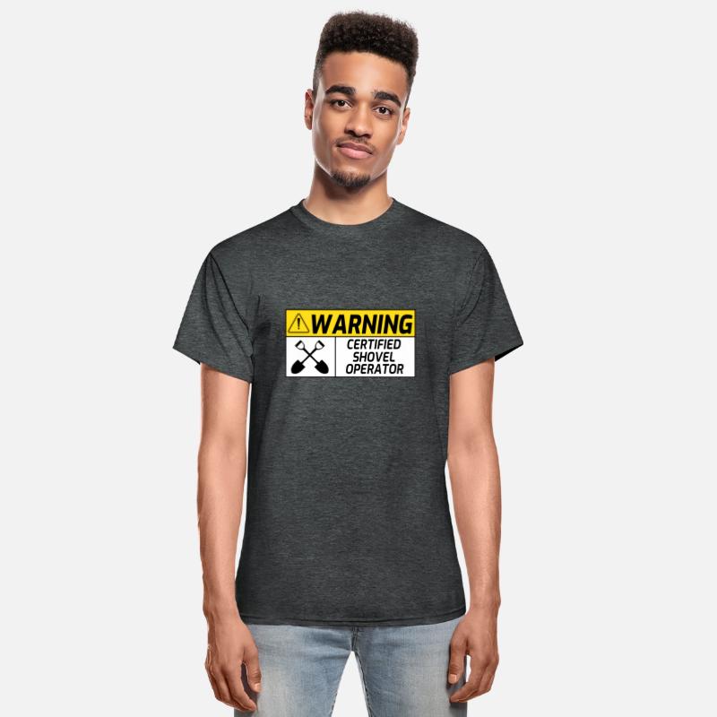 Certified Shovel Operator Warning Sign