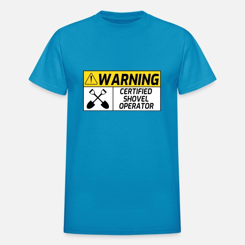 Certified Shovel Operator Warning Sign