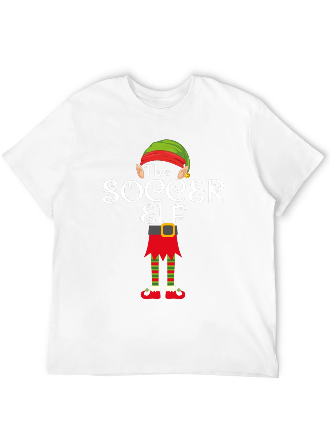 Soccer Elf Graphic Tee - Holiday Fun!