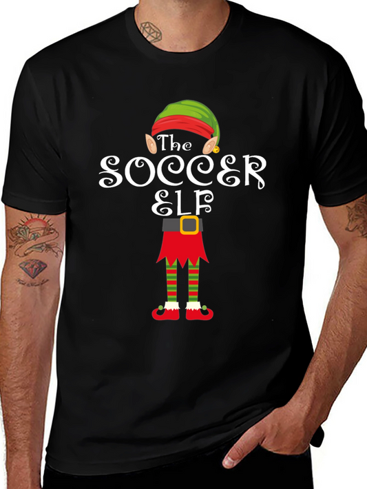 Soccer Elf Graphic Tee - Holiday Fun!