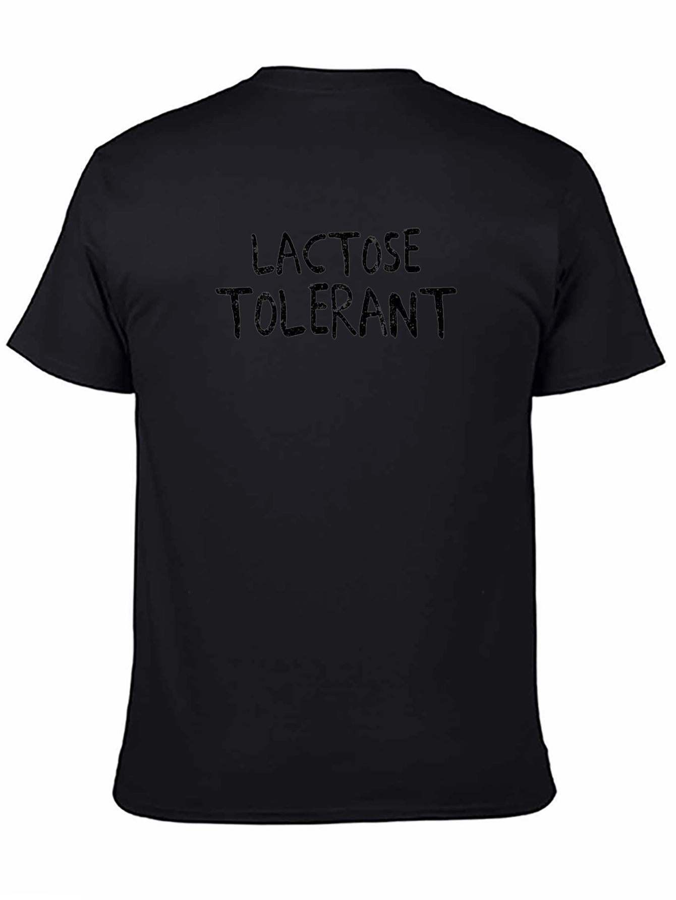 Lactose Tolerant Black Graphic Tee