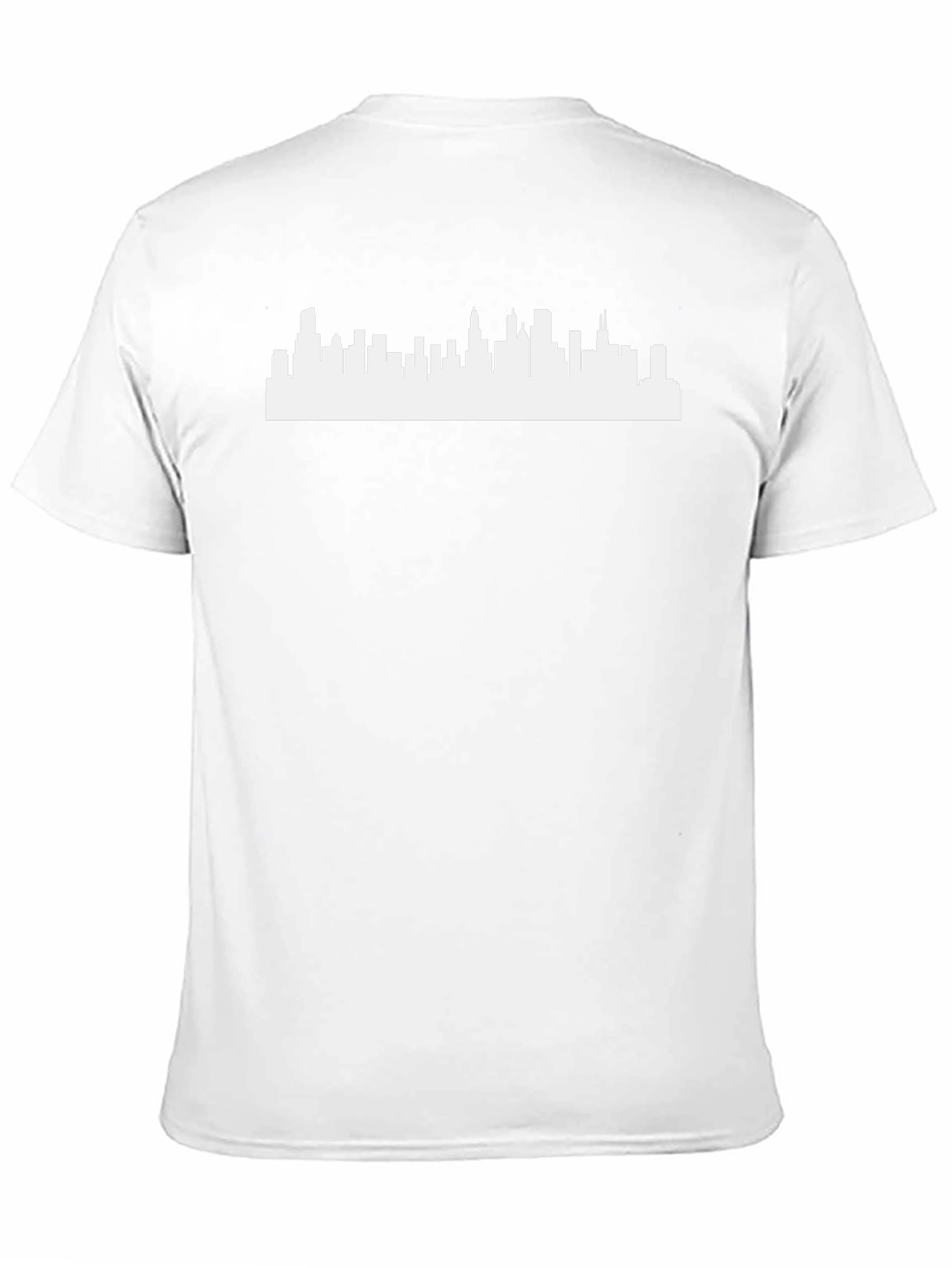Cityscape Silhouette Black T-Shirt