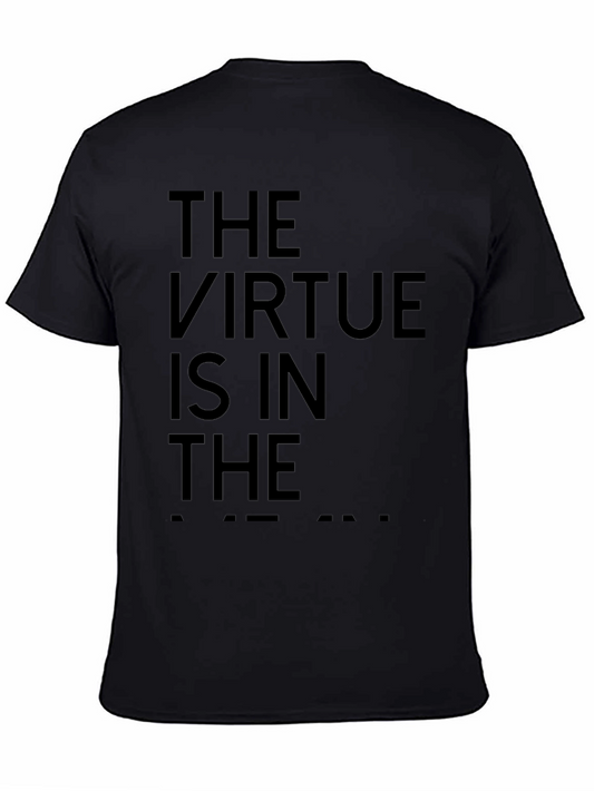 Virtue in the Attempt Black Graphic Tee