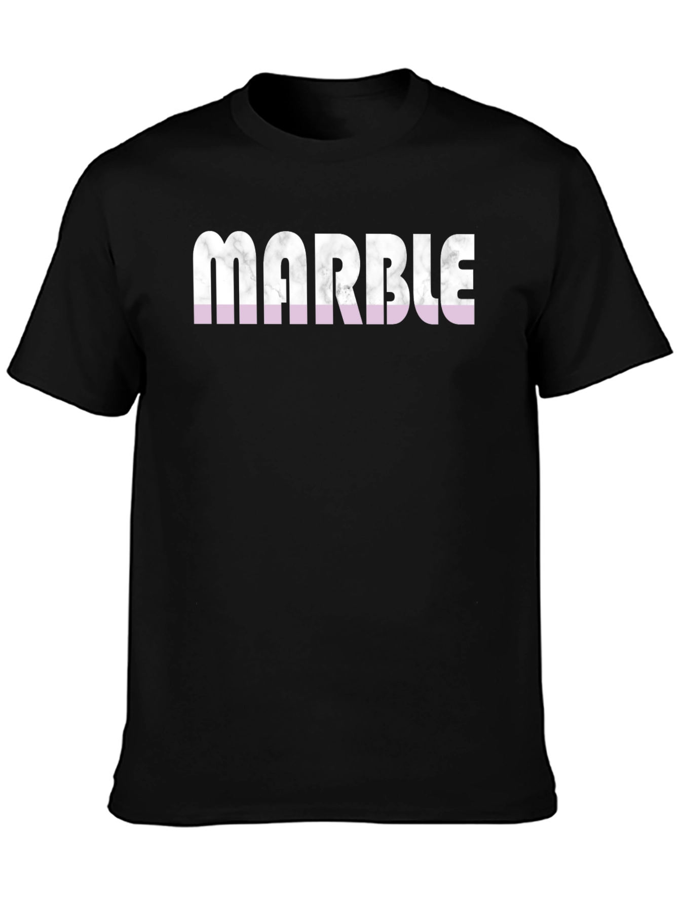 Marble Print Graphic Tee - Stylish Casual Wear