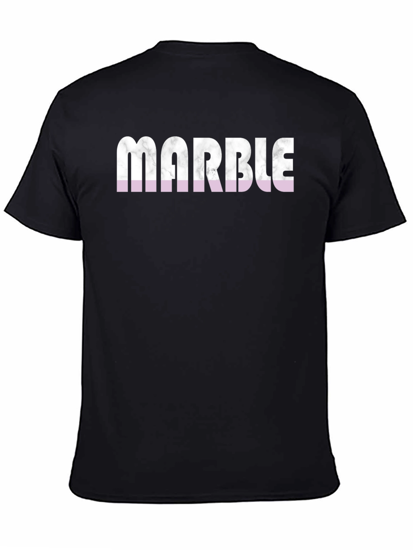 Marble Print Graphic Tee - Stylish Casual Wear