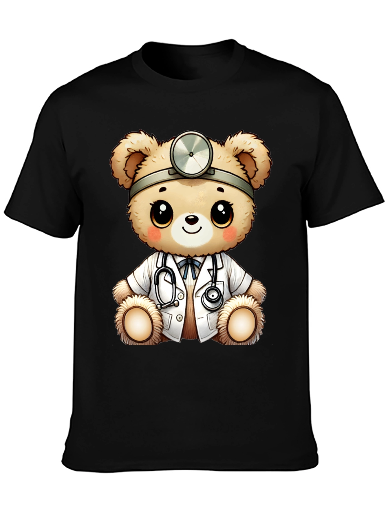 Doctor Teddy Bear Graphic T-Shirt