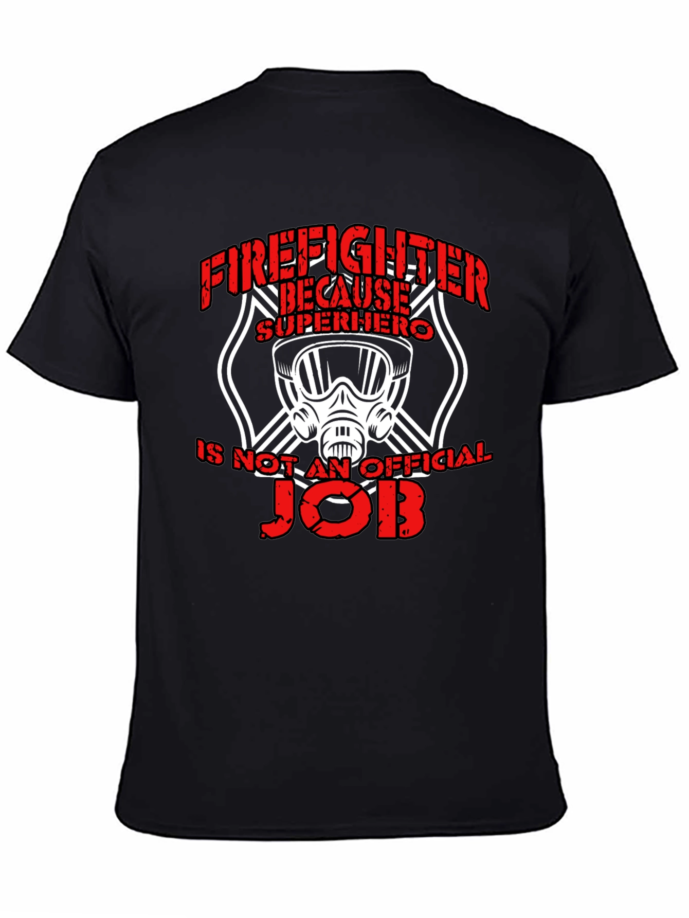Firefighter Superhero Graphic T-Shirt