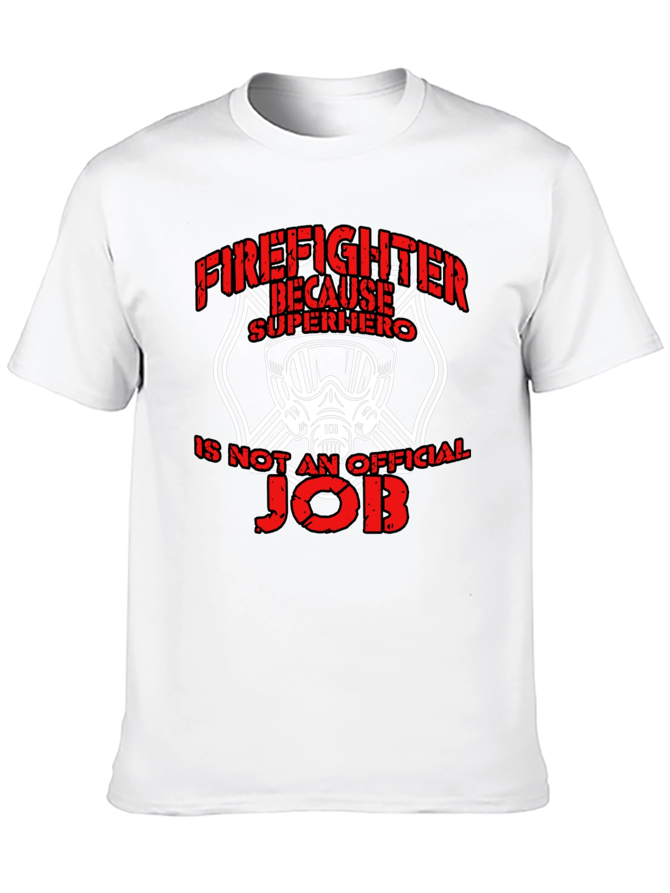 Firefighter Superhero Graphic T-Shirt