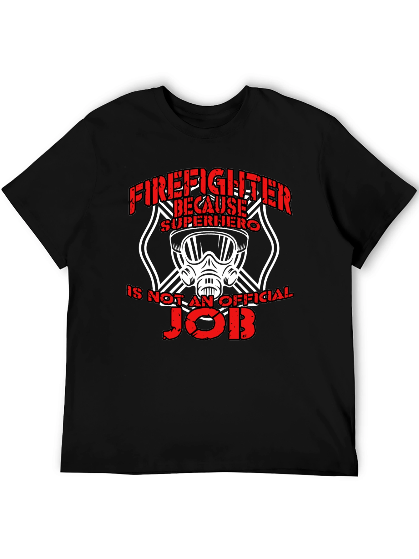 Firefighter Superhero Graphic T-Shirt