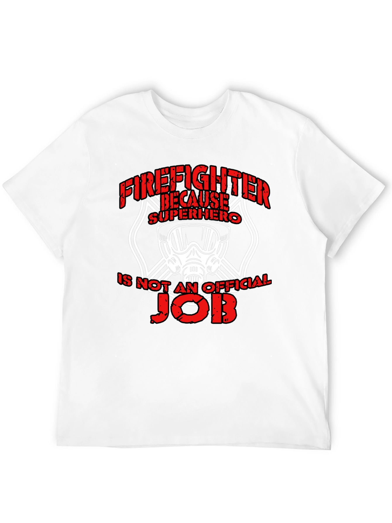 Firefighter Superhero Graphic T-Shirt