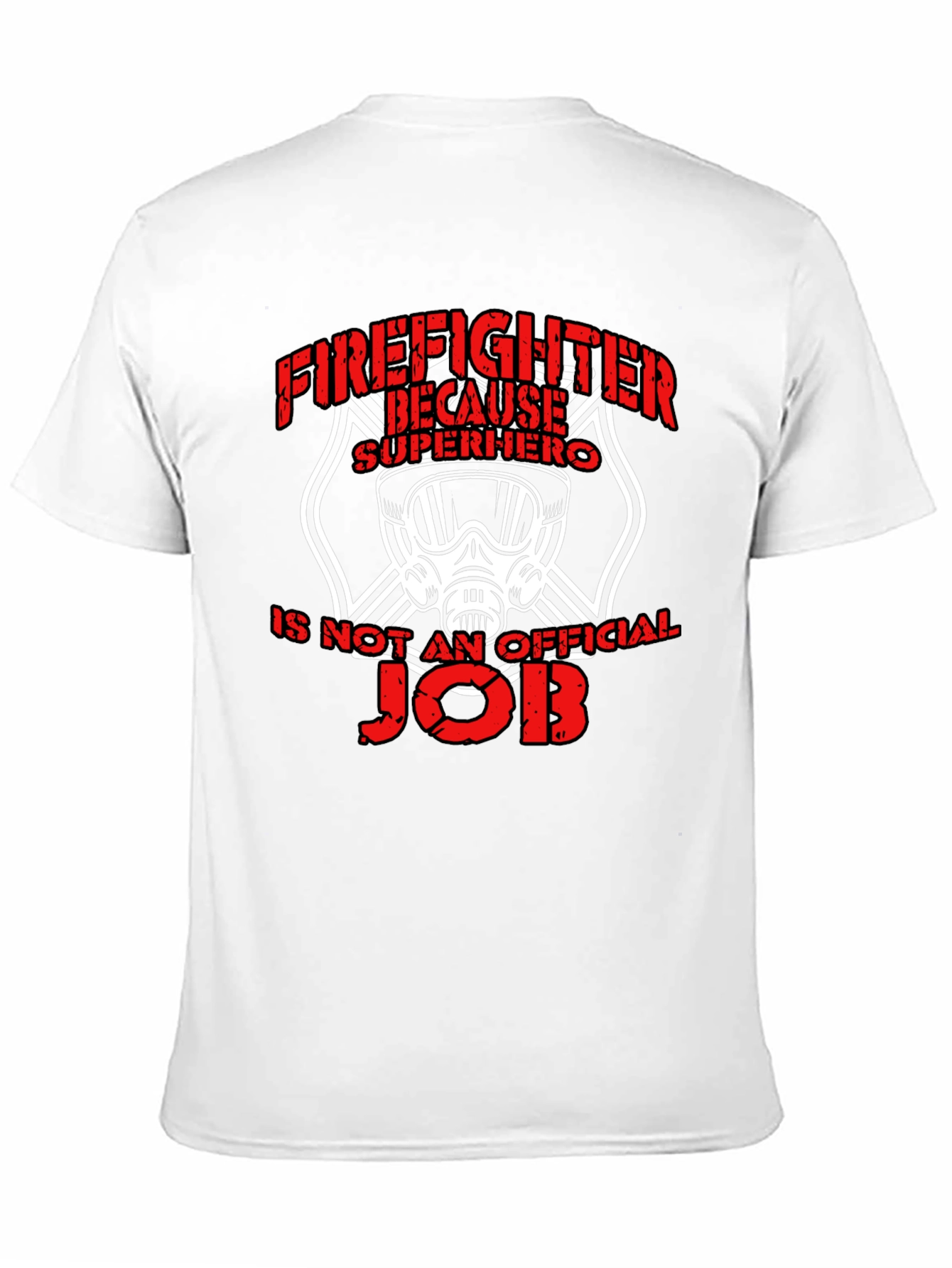 Firefighter Superhero Graphic T-Shirt