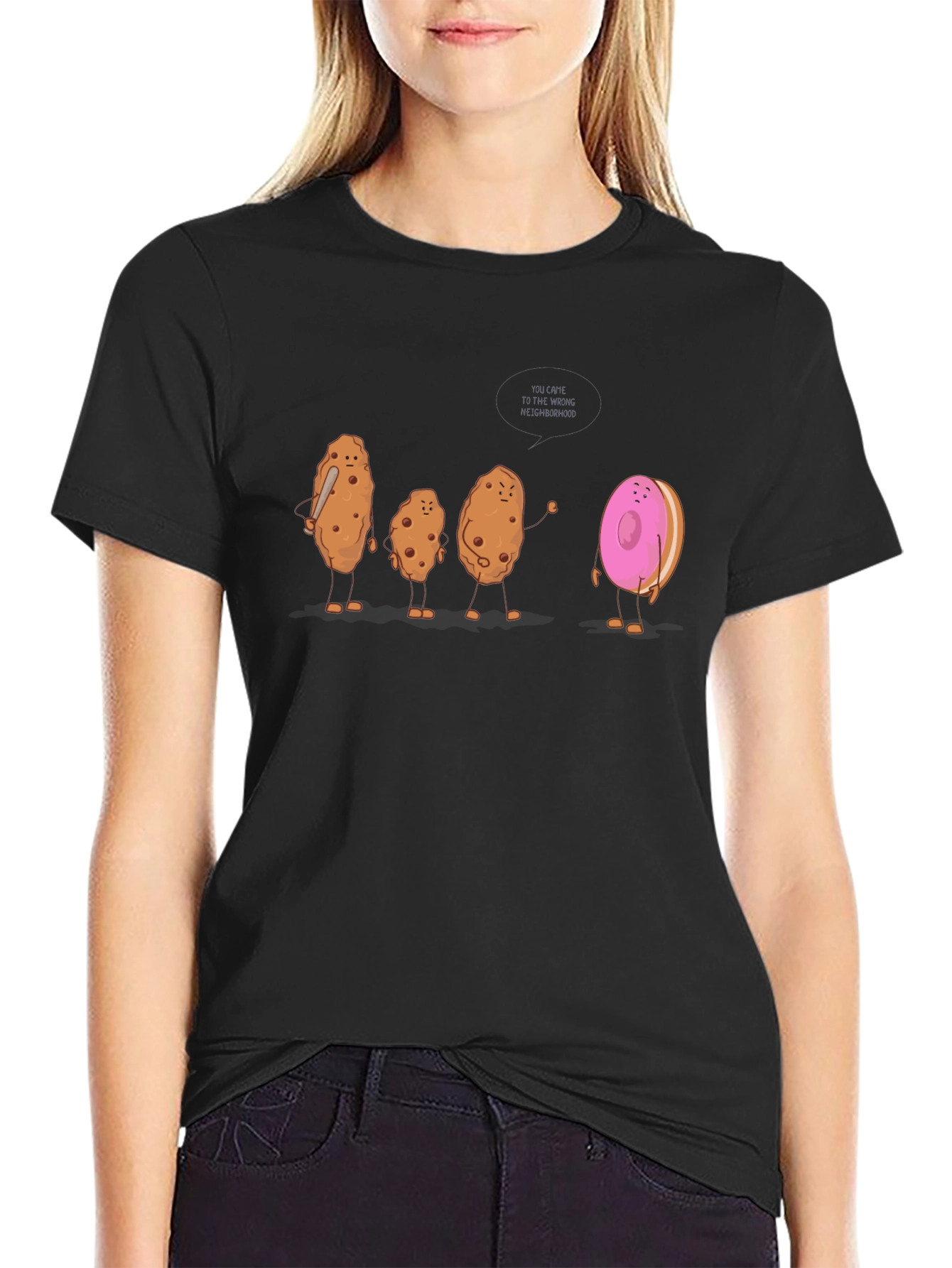 Funny Donut and Cookie T-Shirt