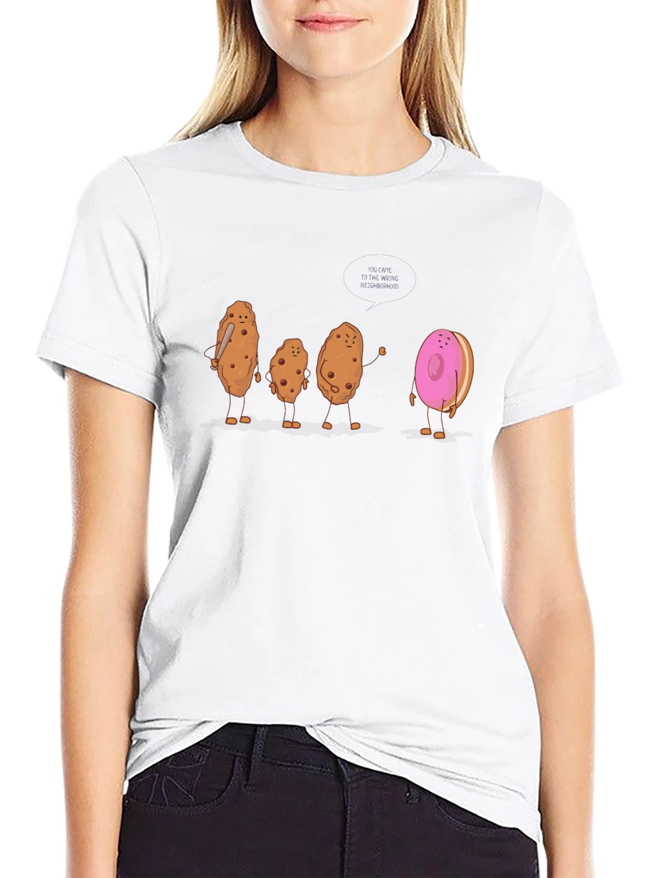 Funny Donut and Cookie T-Shirt