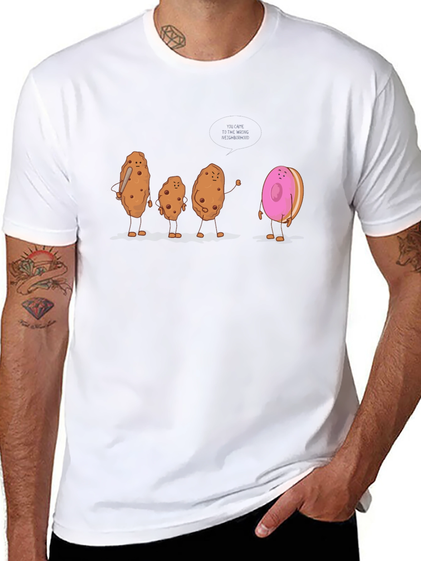 Funny Donut and Cookie T-Shirt