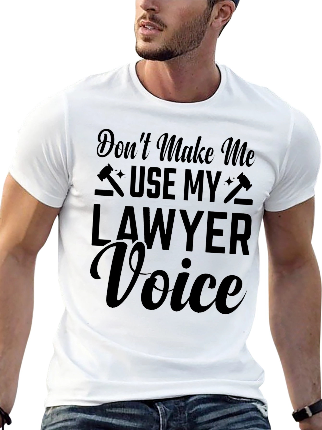 Lawyer Voice T-Shirt - Funny Attorney Tee