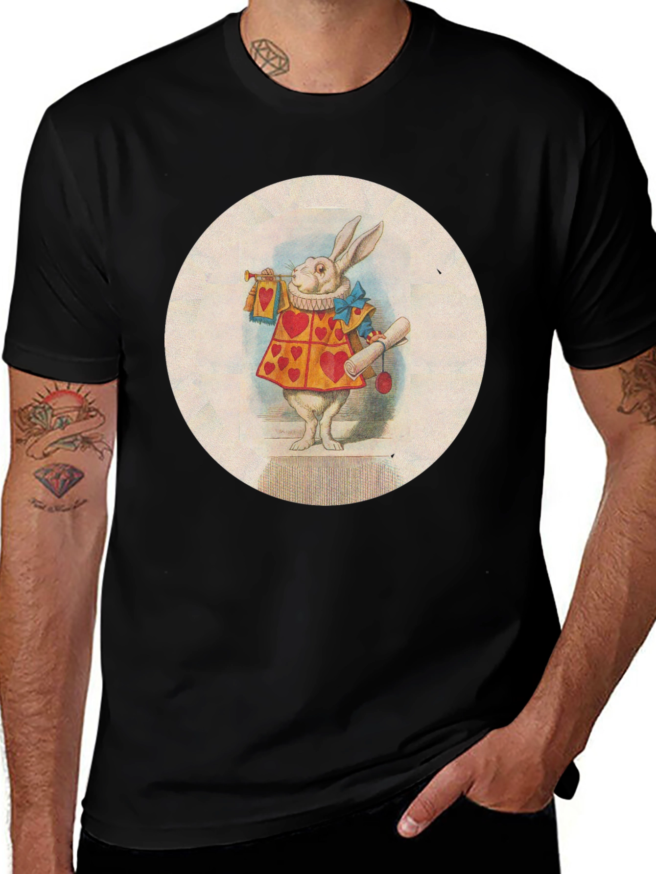White Rabbit T-Shirt - Wonderland Style