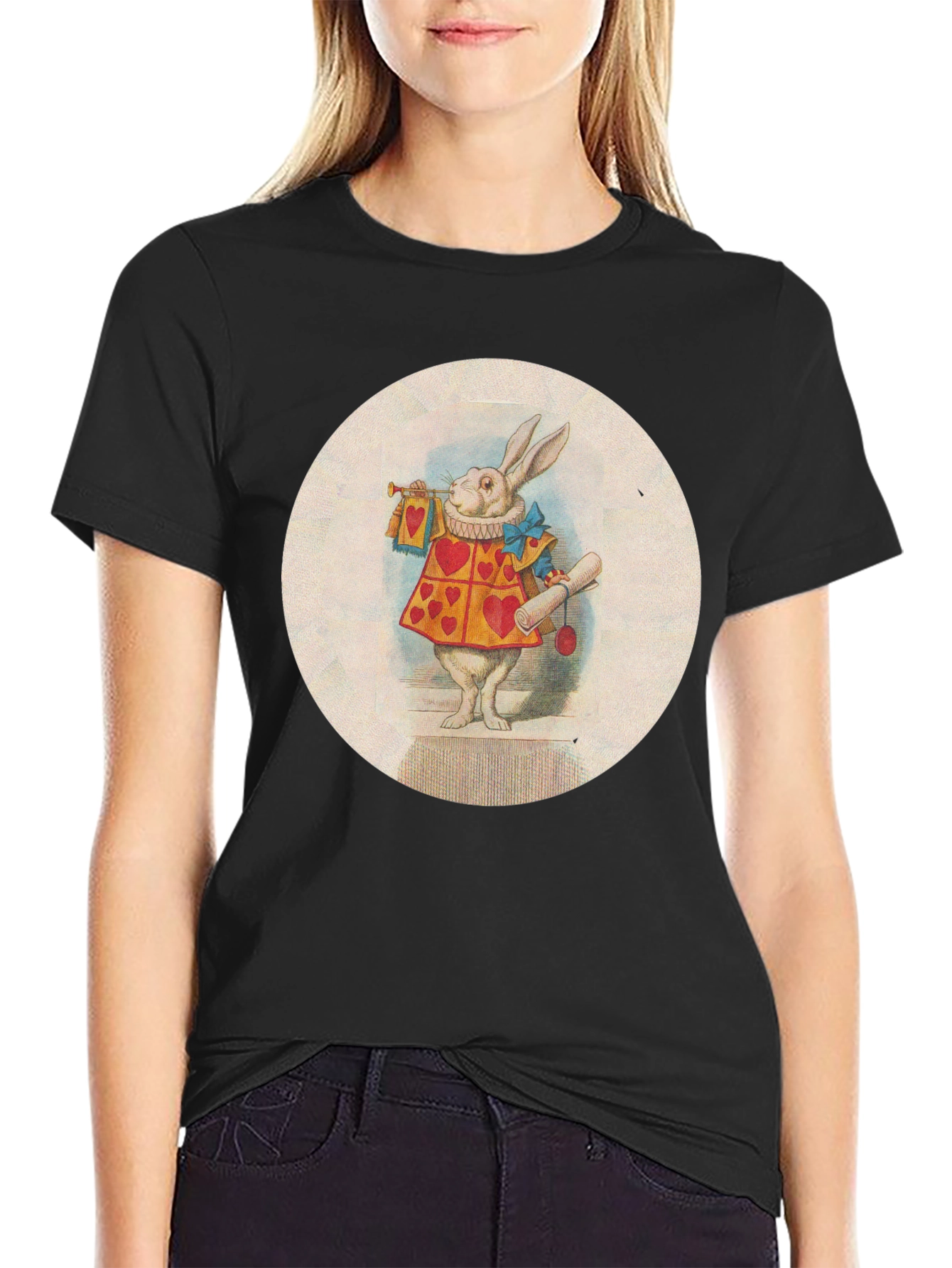 White Rabbit T-Shirt - Wonderland Style
