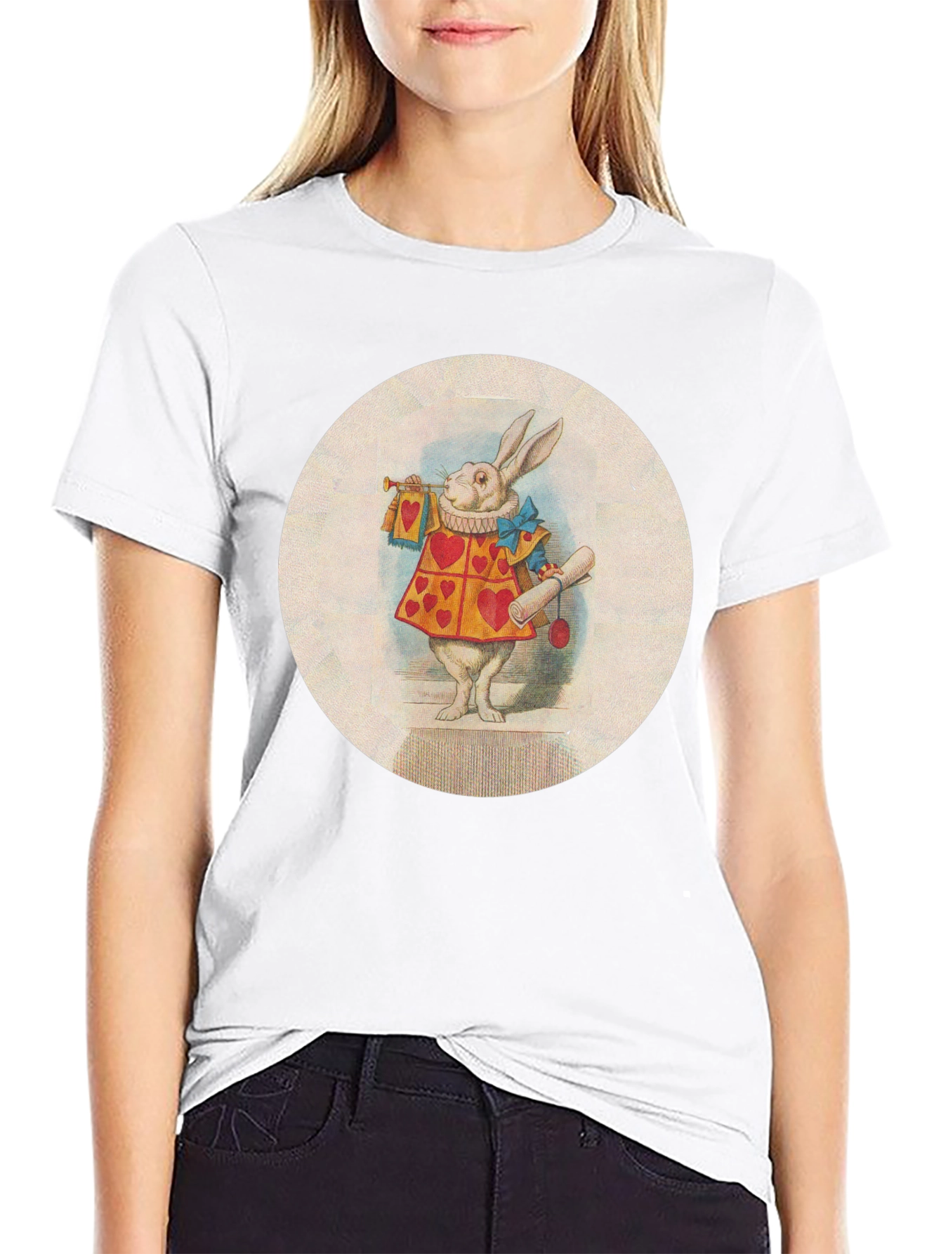 White Rabbit T-Shirt - Wonderland Style